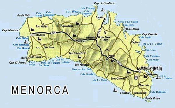 Clima e previsoni del tempo a Minorca