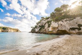 spiagge per bambini a minorca