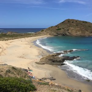 Sa Mesquida is a bay with fine white sand