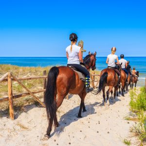 montar a caballo en menorca