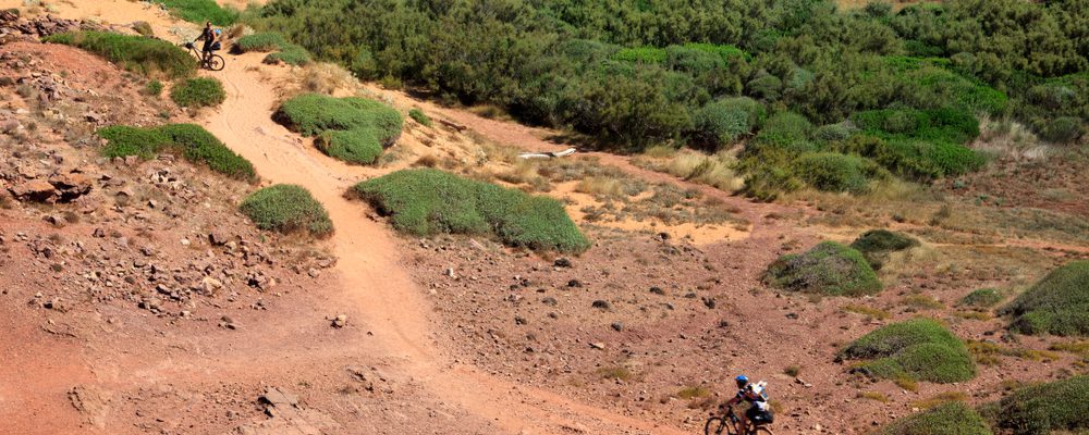 en bici en menorca