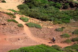 en bici en menorca