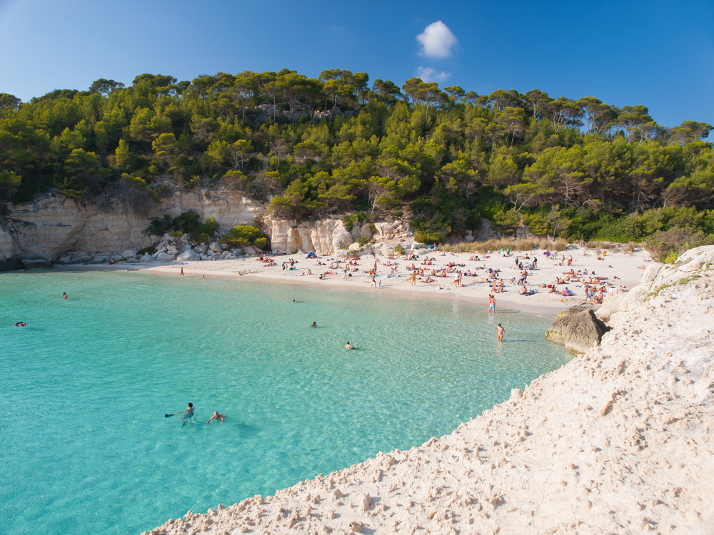 cala mitjana minorca