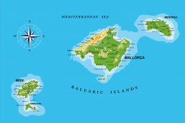 mappa baleari