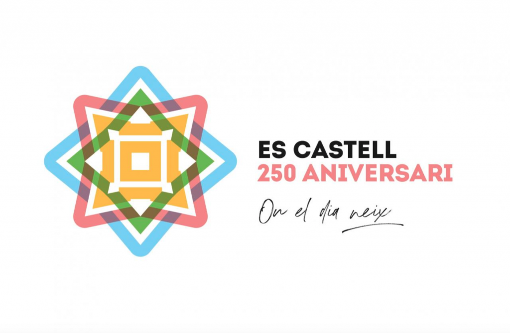 Es Castell: logo e lo slogan per celebrare nel 2021 il 250° anniversario della sua fondazione