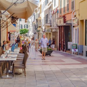 Mahon/spain.,21st,June,2012.,The,Streets,And,Lanes,Of,The