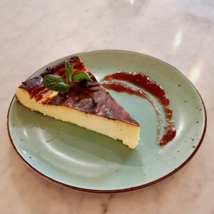 6. torta di formaggio con marmellata di stagione