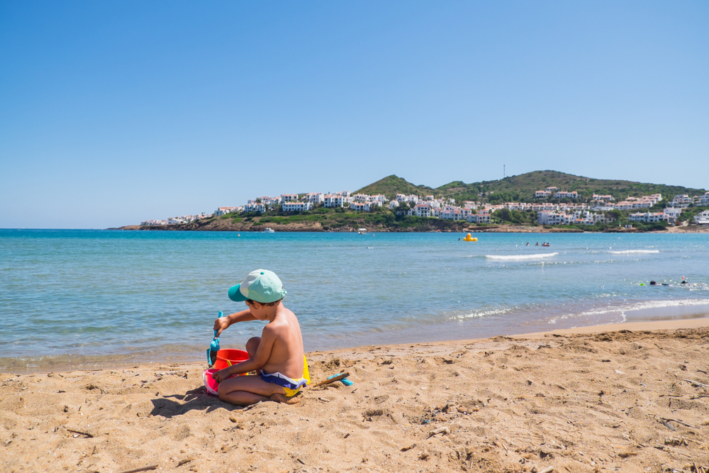 cala tirant niños