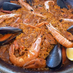 new paella de mariscos