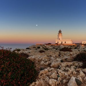 faro de Cavalleria Menorca puesta de sol