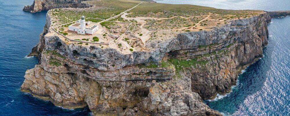 Vista aerea de Faro de la Cavalleria