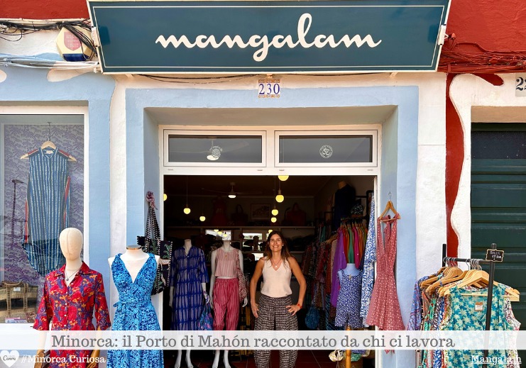 Il negozio Mangalam di Manuela Chozas al numero 230 del Moll de Llevant 