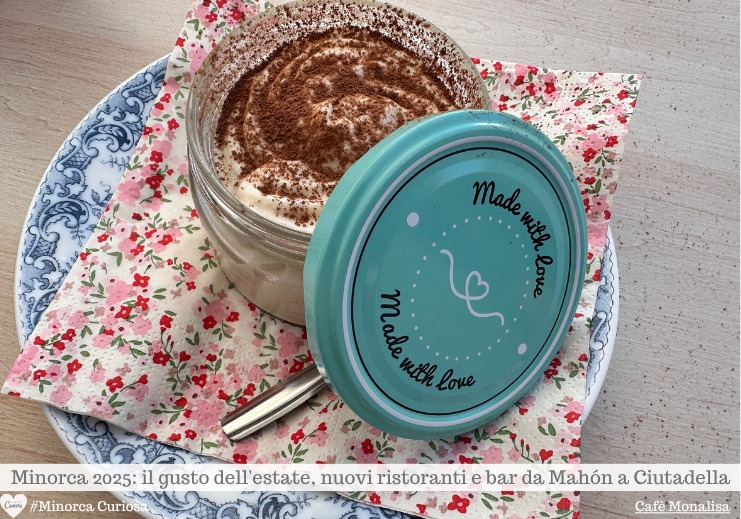 Tiramisù da gustare al nuovo Monalisa a Binissafua