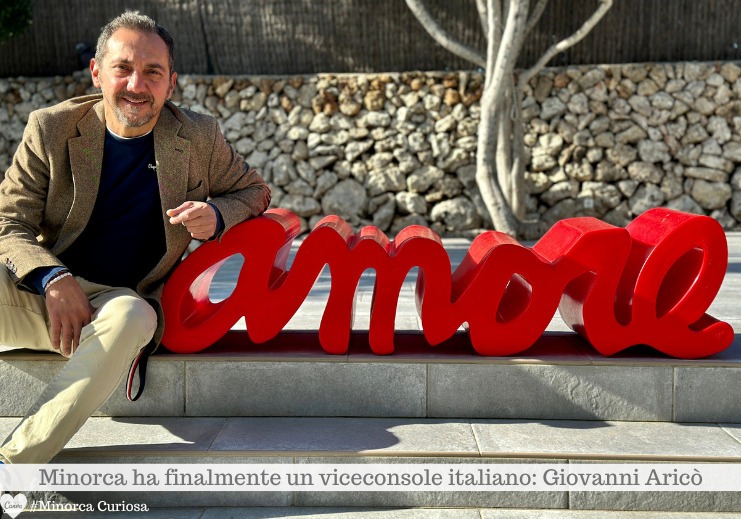 Giovanni Aricò è il nuovo viceconsole italiano a Minorca, una figura che mancava e ci sono voluti quasi tre anni per arrivare alla sua ufficializzazione