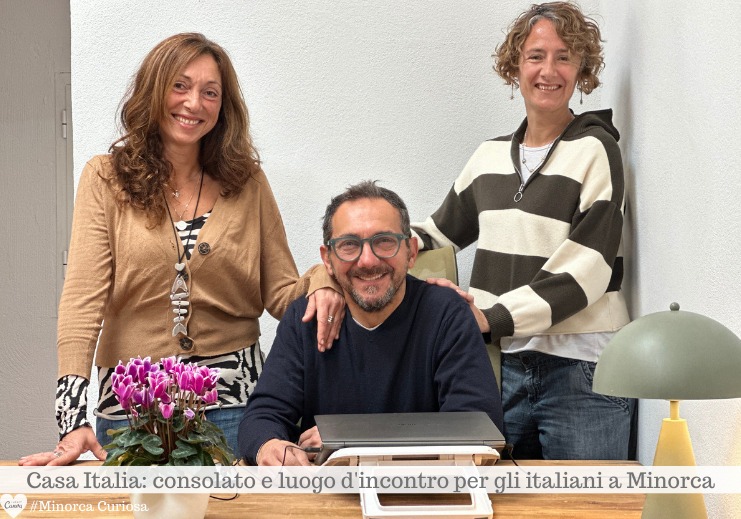 Donatella Monteverde, Giovanni Aricò, Francesca Giorgini sono il cuore pulsante di Casa Italia a Es Castell, Minorca 