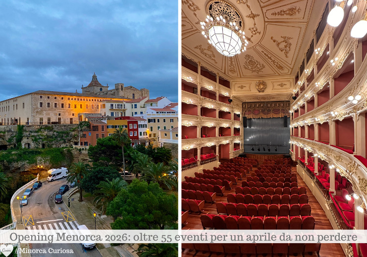 Mahon inaugura Opening Menorca 2026 con un concerto di Yerai Cortés al Teatre Principal di Maó