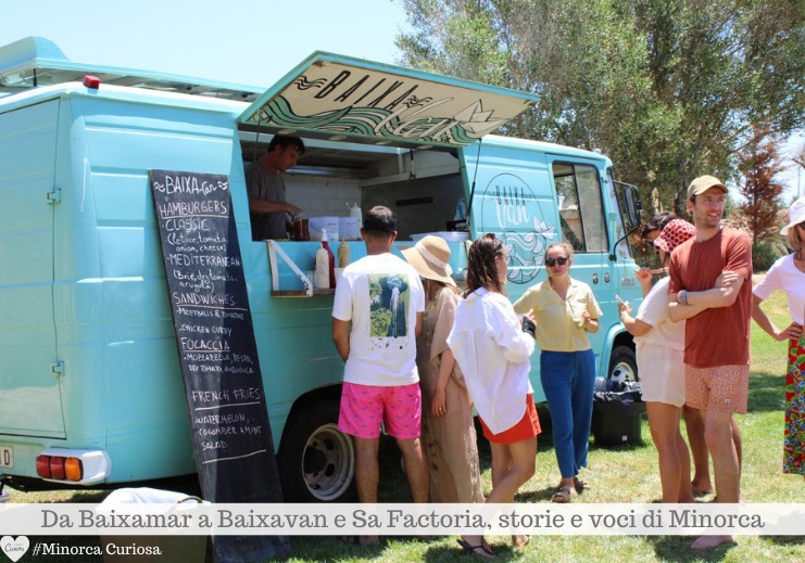 Baixavan, il food truck azzurro cielo 