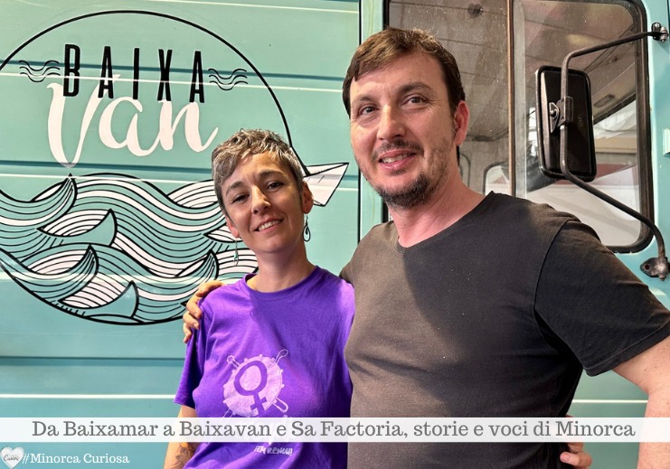 Raquel e Joan, catalana lei, minorchino lui , coppia nella vita e sul lavoro