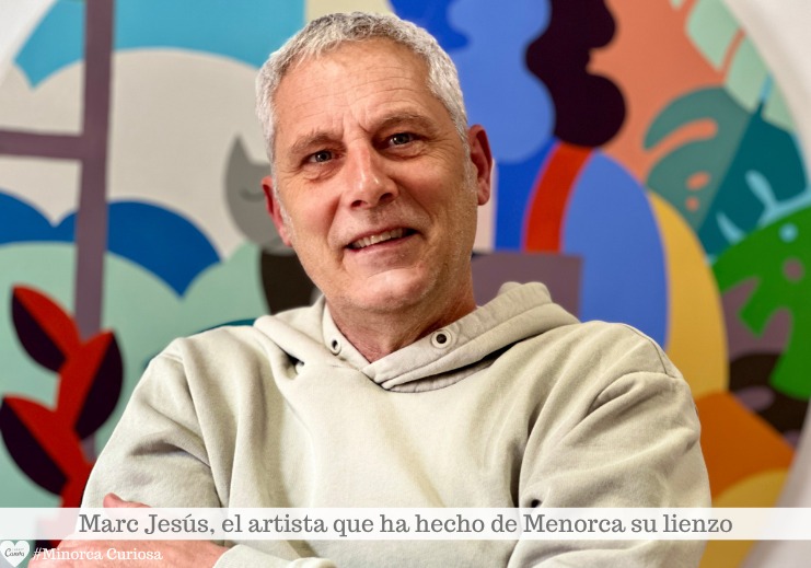 El artista Marc Jesús nació en Ibiza, pero vive en Menorca desde niño.