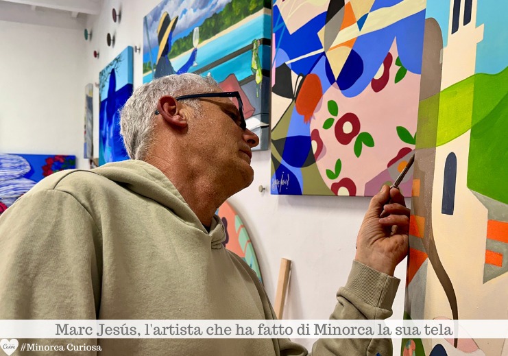 Marc Jesús vive e lavora a Ciutadella