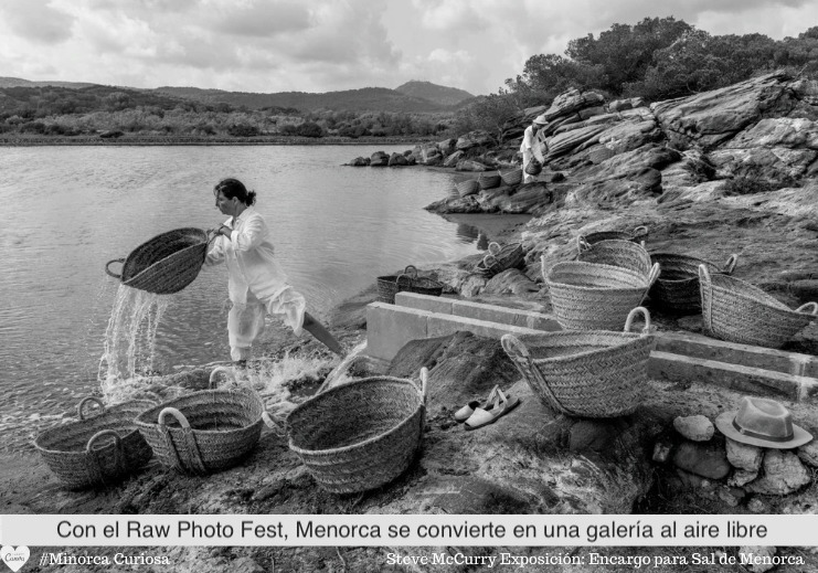 Esta imagen fue tomada en las Salinas de la Concepción, en Fornells, por el fotógrafo estadounidense Steve McCurry.