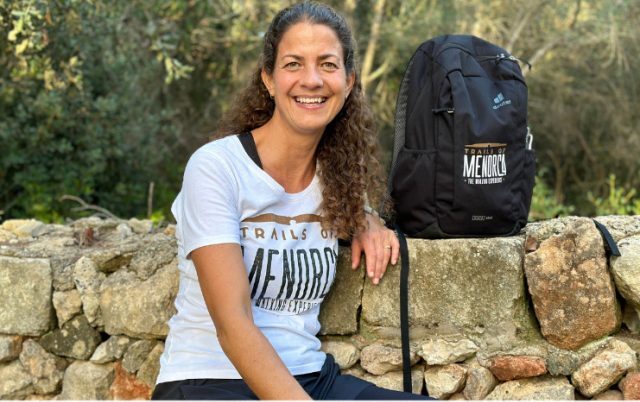 Vanessa Rainers, guía profesional y propietaria de Trails of Menorca.