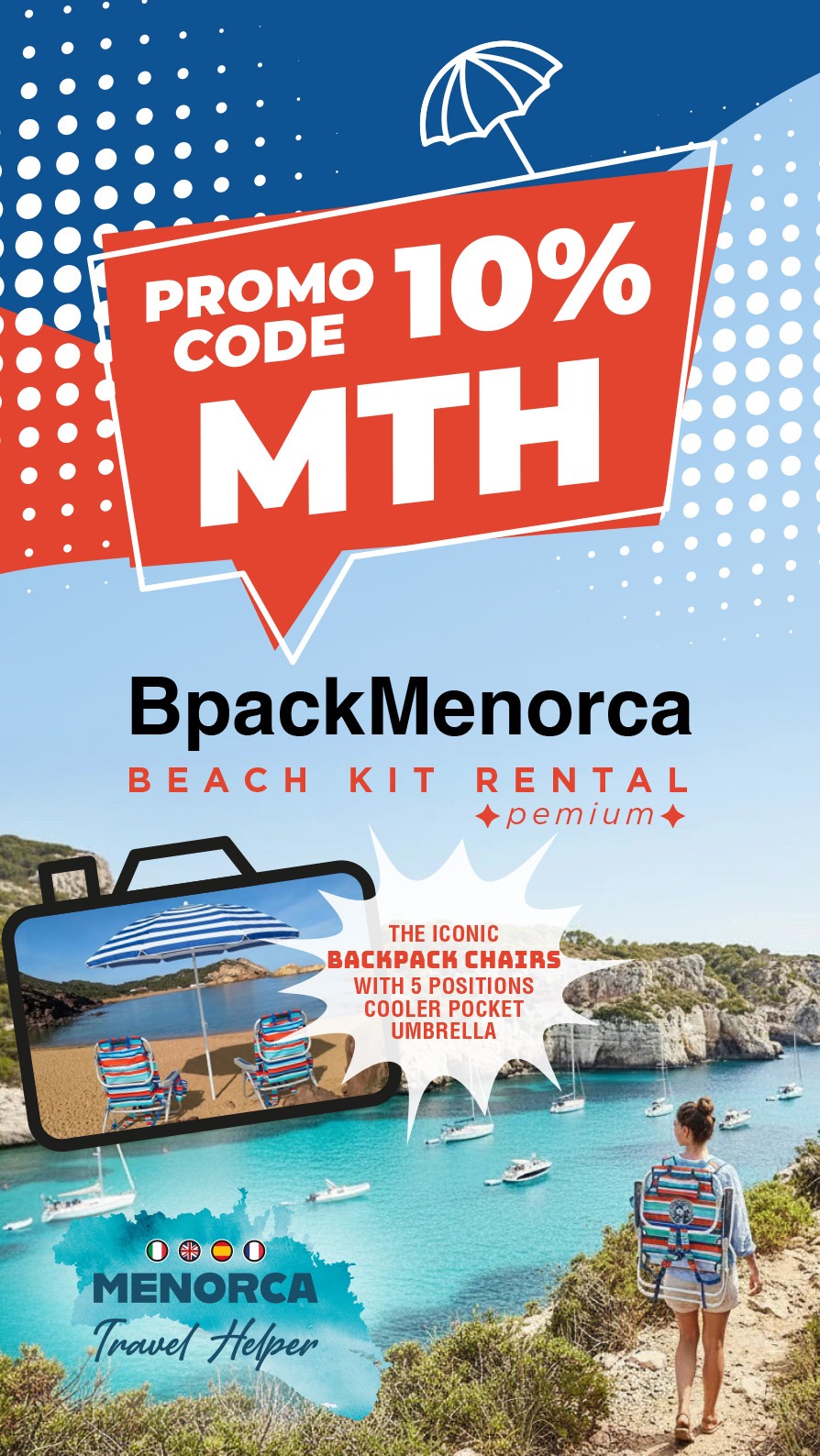 bPack Menorca - Premium beach pack rental