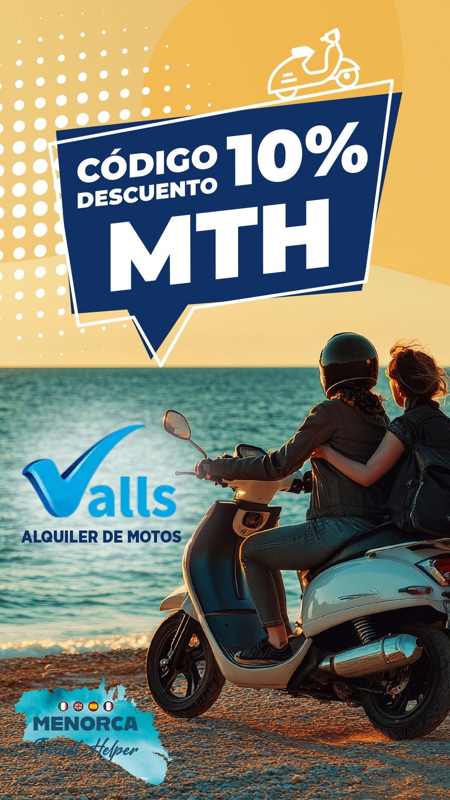Motos Valls Menorca - Alquiler de motos y scooters