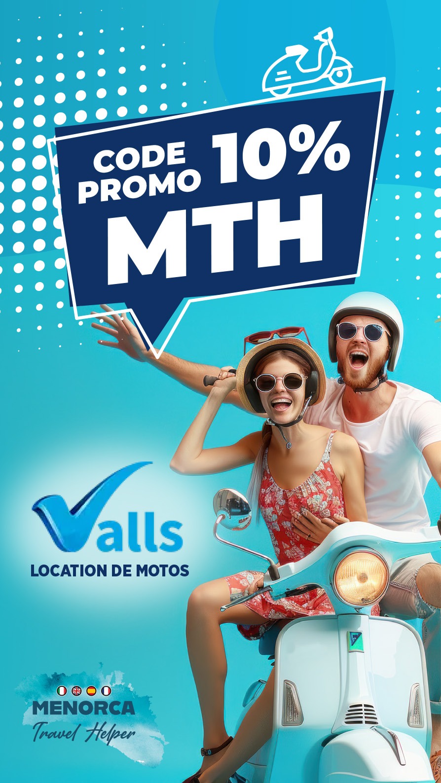 Motos Valls Menorca - Location de motos et scooters