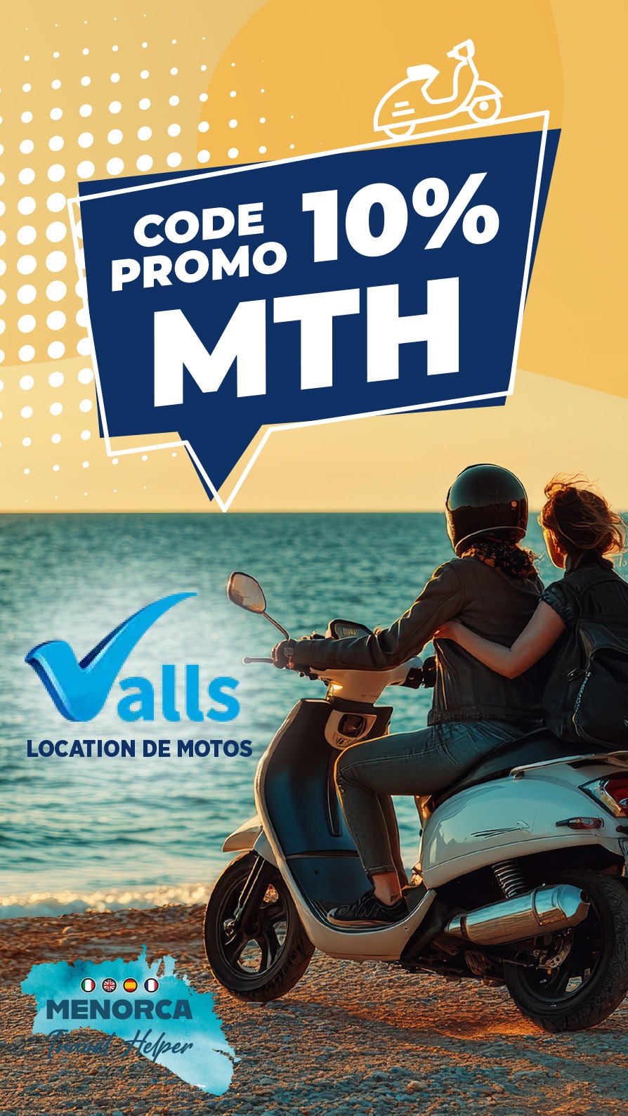 Motos Valls Menorca - Location de motos et scooters
