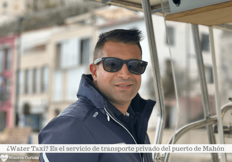 Najib Bikir creador de Water Taxi, servicio de transporte privado del puerto de Mahón