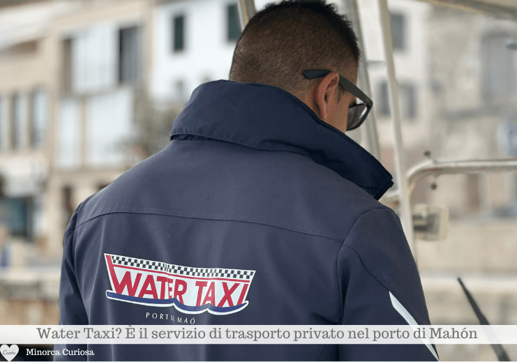 Najib Bikir, Water Taxi Mahon, servizio di trasporto marittimo a Mahon