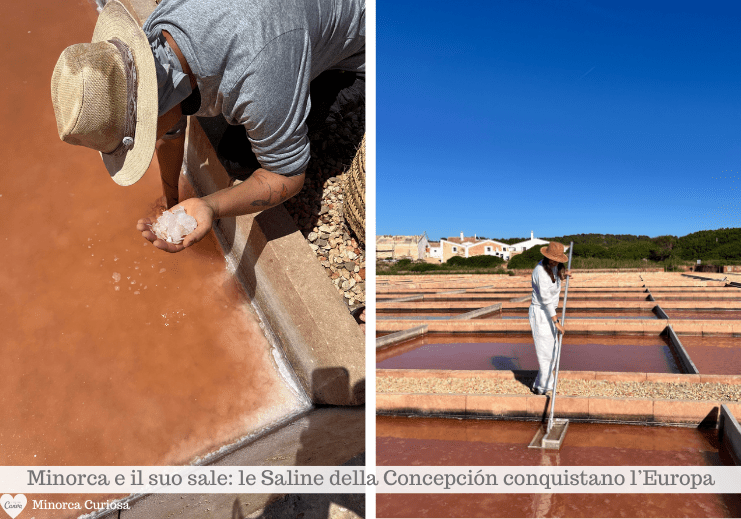 La raccolta del sale a Minorca è manuale: tutta la lavorazione è artigianale.