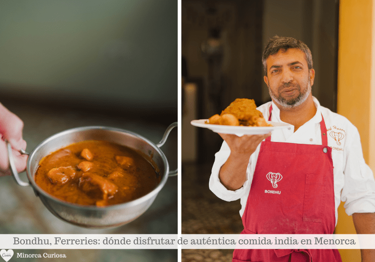 Abdul Mukith, socio y chef del Bondhu, Ferreries.