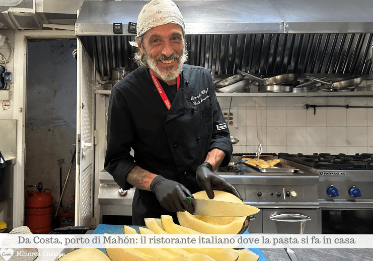 Dodo Abruzzese chef del Da Costa, Minorca