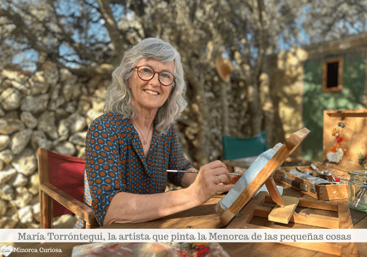 María Torróntegui, la artista que pinta la Menorca de las pequeñas cosas