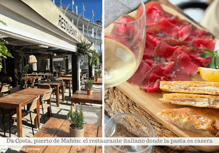 Entre las entrantes del Restaurante Da Costa, la bresaola