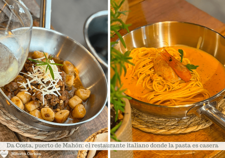 Entre la pasta, gnocchi con almejas y bottarga, raviolis del plin rellenos de gallina y reducción de asado, tagliatelle con conejo a la cacciatora, spaghettone con langosta...