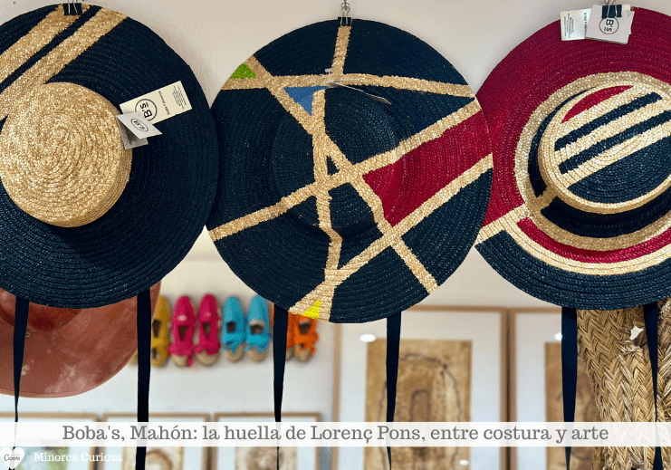 Sombreros personalizados con pinturas acrílicas, inspirándose en el estilo de Sonia Delaunay.