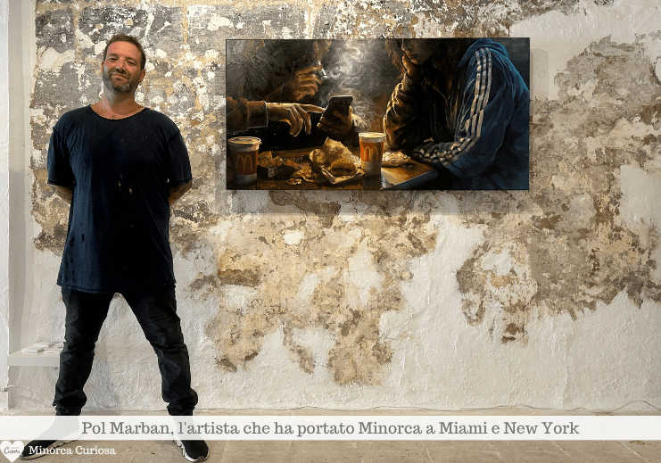 Pol Marban, artista minorchino e proprietario della galleria Atica a Minorca
