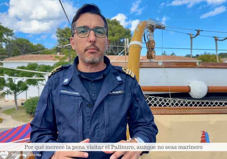 Francesco Carriero es comandante del Palinuro desde el 22 de agosto de 2026