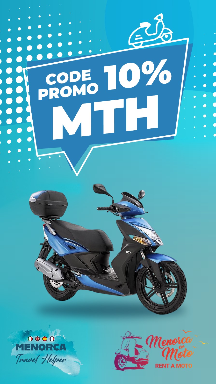 Menorca en Moto - Location de scooters et motos à Minorque