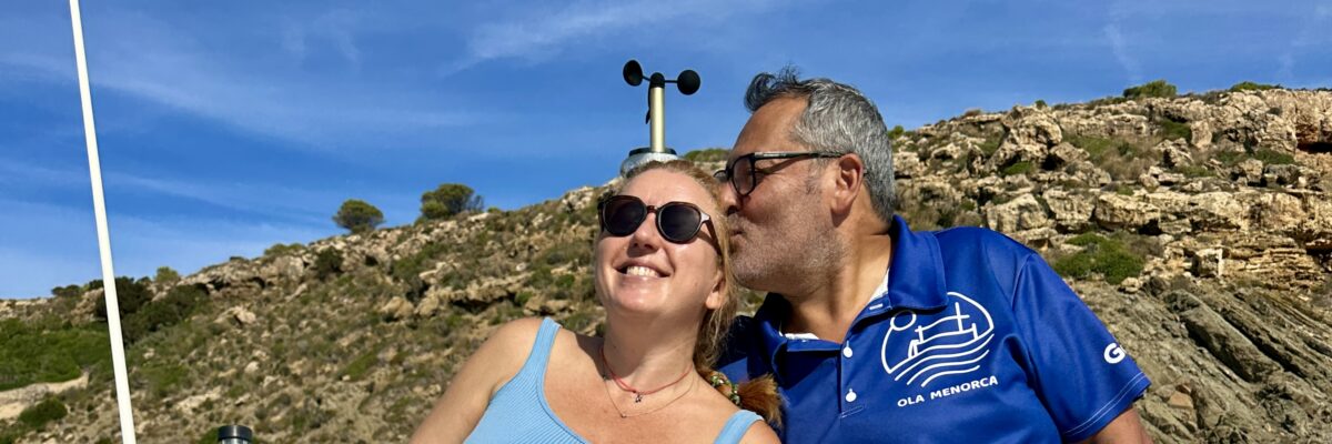 Ola Menorca, Daria y Gabriel en Menorca