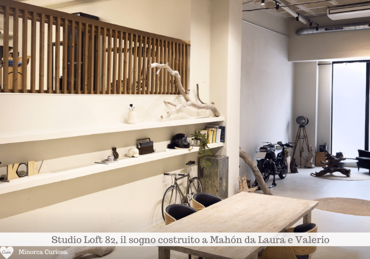 Uno scorcio di Studio Loft 82, spazio versatile che prende il nome dal numero della strada in cui si trova: : Carrer de Sant Lluís Gonçaga, 82b.